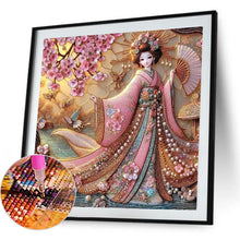 Load image into Gallery viewer, Japanese Geisha Beauty 40*40CM(Canvas) Full Round Drill Diamond Painting