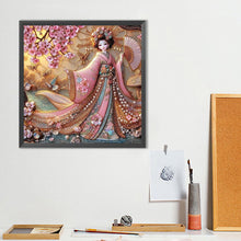 Load image into Gallery viewer, Japanese Geisha Beauty 40*40CM(Canvas) Full Round Drill Diamond Painting