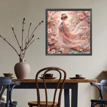 Load image into Gallery viewer, Japanese Geisha Beauty 40*40CM(Canvas) Full Round Drill Diamond Painting