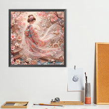 Load image into Gallery viewer, Japanese Geisha Beauty 40*40CM(Canvas) Full Round Drill Diamond Painting