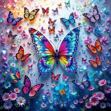 Load image into Gallery viewer, Butterfly 40*40CM(Canvas) Full Round Drill Diamond Painting