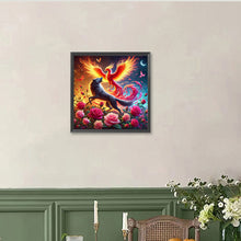 Load image into Gallery viewer, Phoenix And Wolf In Rose Field 40*40CM(Canvas) Full Round Drill Diamond Painting