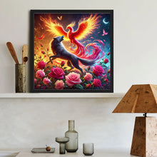 Load image into Gallery viewer, Phoenix And Wolf In Rose Field 40*40CM(Canvas) Full Round Drill Diamond Painting