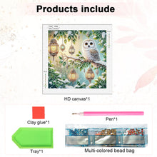 Load image into Gallery viewer, Owl 30*30CM(Canvas) Partial Special Shaped Drill Diamond Painting