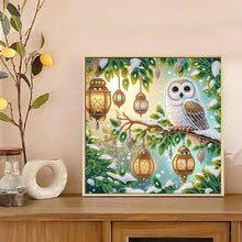 Load image into Gallery viewer, Owl 30*30CM(Canvas) Partial Special Shaped Drill Diamond Painting