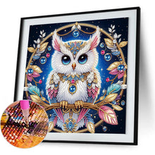 Load image into Gallery viewer, Owl 30*30CM(Canvas) Partial Special Shaped Drill Diamond Painting