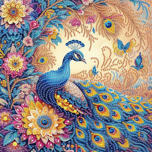 Load image into Gallery viewer, Peacock 30*30CM(Canvas) Partial Special Shaped Drill Diamond Painting