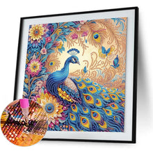 Load image into Gallery viewer, Peacock 30*30CM(Canvas) Partial Special Shaped Drill Diamond Painting