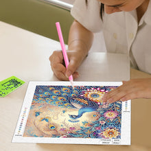 Load image into Gallery viewer, Peacock 30*30CM(Canvas) Partial Special Shaped Drill Diamond Painting