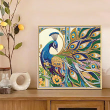Load image into Gallery viewer, Peacock 30*30CM(Canvas) Partial Special Shaped Drill Diamond Painting