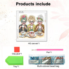 Load image into Gallery viewer, Funny Grandma 30*30CM(Canvas) Partial Special Shaped Drill Diamond Painting