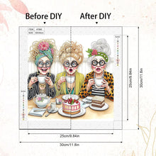 Load image into Gallery viewer, Funny Grandma 30*30CM(Canvas) Partial Special Shaped Drill Diamond Painting