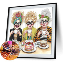 Load image into Gallery viewer, Funny Grandma 30*30CM(Canvas) Partial Special Shaped Drill Diamond Painting