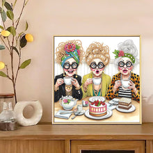 Load image into Gallery viewer, Funny Grandma 30*30CM(Canvas) Partial Special Shaped Drill Diamond Painting