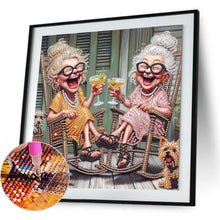 Load image into Gallery viewer, Funny Grandma 30*30CM(Canvas) Partial Special Shaped Drill Diamond Painting