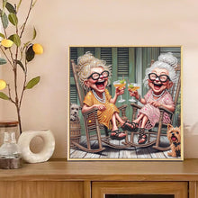 Load image into Gallery viewer, Funny Grandma 30*30CM(Canvas) Partial Special Shaped Drill Diamond Painting