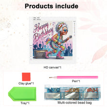 Load image into Gallery viewer, Funny Grandma 30*30CM(Canvas) Partial Special Shaped Drill Diamond Painting