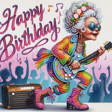 Load image into Gallery viewer, Funny Grandma 30*30CM(Canvas) Partial Special Shaped Drill Diamond Painting