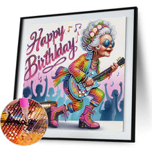 Load image into Gallery viewer, Funny Grandma 30*30CM(Canvas) Partial Special Shaped Drill Diamond Painting