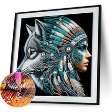 Load image into Gallery viewer, Elegant Woman 30*30CM(Canvas) Partial Special Shaped Drill Diamond Painting
