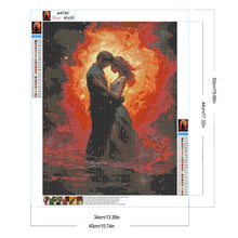 Load image into Gallery viewer, Fire Couple 40*50CM(Canvas) Full Round Drill Diamond Painting
