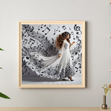 Load image into Gallery viewer, Girl With Beautiful Skirt 40*40CM(Canvas) Full Round Drill Diamond Painting