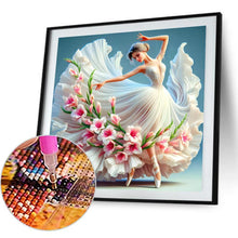 Load image into Gallery viewer, Girl With Beautiful Skirt 40*40CM(Canvas) Full Round Drill Diamond Painting