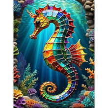 Load image into Gallery viewer, Spotted Seahorse 30*40CM(Canvas) Full Round Drill Diamond Painting
