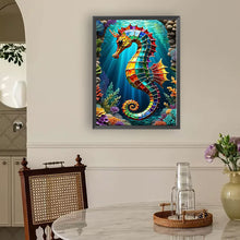 Load image into Gallery viewer, Spotted Seahorse 30*40CM(Canvas) Full Round Drill Diamond Painting