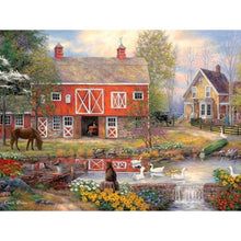 Load image into Gallery viewer, Farm Animals 40*30CM(Picture) Full Square Drill Diamond Painting
