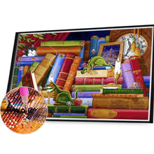 Load image into Gallery viewer, Partial AB - Dragon On The Bookshelf 40*30CM(Picture) Full Square Drill Diamond Painting