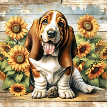 Load image into Gallery viewer, Beagle-Dog 40*40CM(Canvas) Full Round Drill Diamond Painting