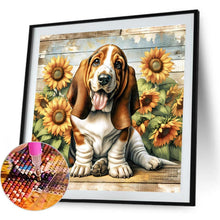 Load image into Gallery viewer, Beagle-Dog 40*40CM(Canvas) Full Round Drill Diamond Painting