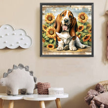 Load image into Gallery viewer, Beagle-Dog 40*40CM(Canvas) Full Round Drill Diamond Painting