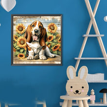Load image into Gallery viewer, Beagle-Dog 40*40CM(Canvas) Full Round Drill Diamond Painting