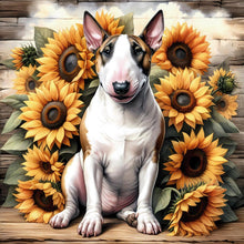 Load image into Gallery viewer, Bull Terrier-Dog 40*40CM(Canvas) Full Round Drill Diamond Painting