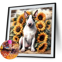 Load image into Gallery viewer, Bull Terrier-Dog 40*40CM(Canvas) Full Round Drill Diamond Painting