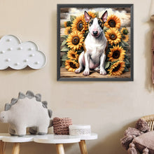 Load image into Gallery viewer, Bull Terrier-Dog 40*40CM(Canvas) Full Round Drill Diamond Painting