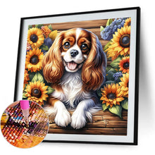 Load image into Gallery viewer, King Charles Spaniel-Dog 40*40CM(Canvas) Full Round Drill Diamond Painting