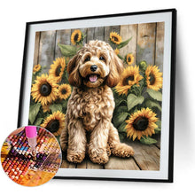 Load image into Gallery viewer, Teddy Bear-Dog 40*40CM(Canvas) Full Round Drill Diamond Painting