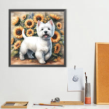 Load image into Gallery viewer, West Highland White Terrier-Dog 40*40CM(Canvas) Full Round Drill Diamond Painting