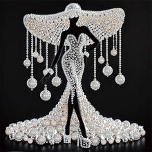 Load image into Gallery viewer, Elegant Lady-Woman 30*30CM(Canvas) Partial Special Shaped Drill Diamond Painting
