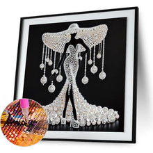 Load image into Gallery viewer, Elegant Lady-Woman 30*30CM(Canvas) Partial Special Shaped Drill Diamond Painting