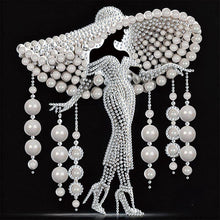 Load image into Gallery viewer, Elegant Lady-Woman 30*30CM(Canvas) Partial Special Shaped Drill Diamond Painting