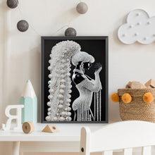 Load image into Gallery viewer, Elegant Lady-Woman 30*40CM(Canvas) Partial Special Shaped Drill Diamond Painting