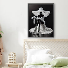 Load image into Gallery viewer, Elegant Lady-Woman 30*40CM(Canvas) Partial Special Shaped Drill Diamond Painting