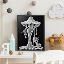 Load image into Gallery viewer, Elegant Lady-Woman 30*40CM(Canvas) Partial Special Shaped Drill Diamond Painting