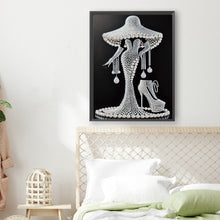 Load image into Gallery viewer, Elegant Lady-Woman 30*40CM(Canvas) Partial Special Shaped Drill Diamond Painting
