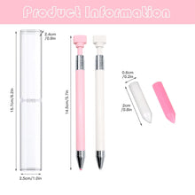 Load image into Gallery viewer, Diamond Painting Pen with Wax Refillable Wax Pen for Diamond Art Nail DIY (A)