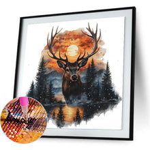 Load image into Gallery viewer, Forest Deer 30*30CM(Canvas) Full Round Drill Diamond Painting